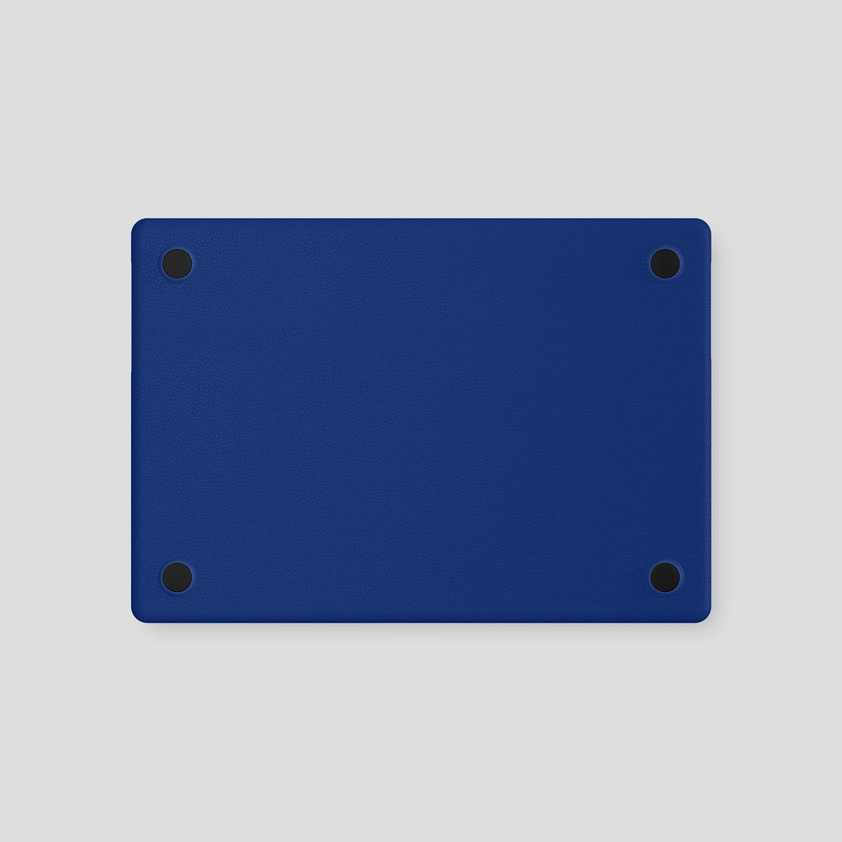 Royal Blue Case For MacBook Air 15-inch (2023 / 2024) Alligator with Black Metal -3 | Royal-Blue-Black