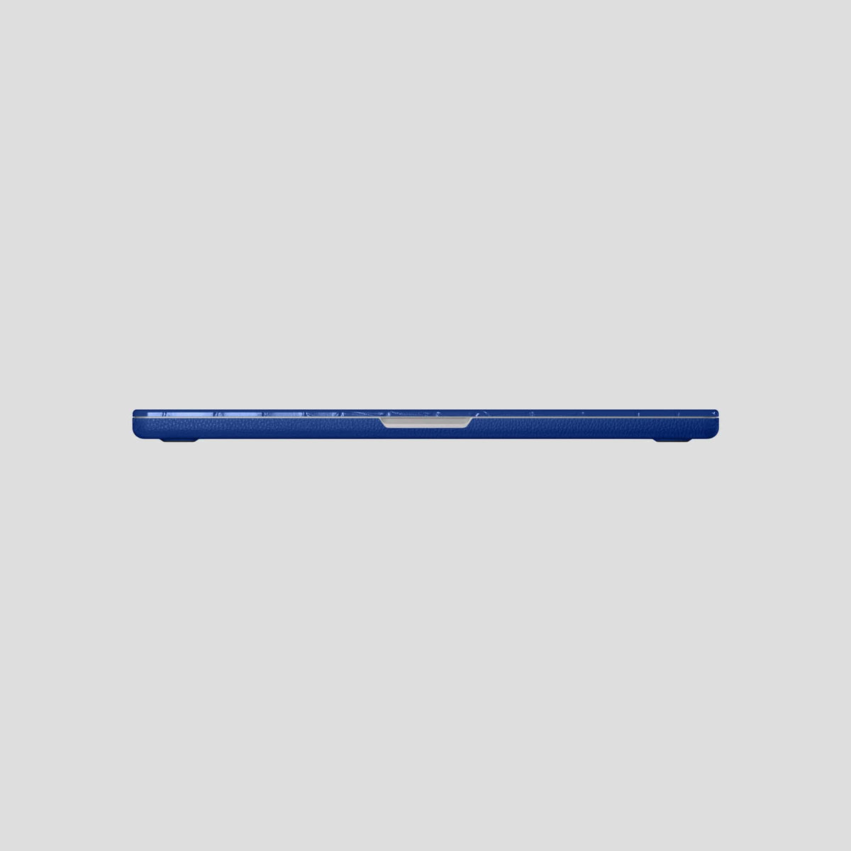 Royal Blue Case For MacBook Air 15-inch (2023 / 2024) Alligator with Black Metal -5 | Royal-Blue-Black