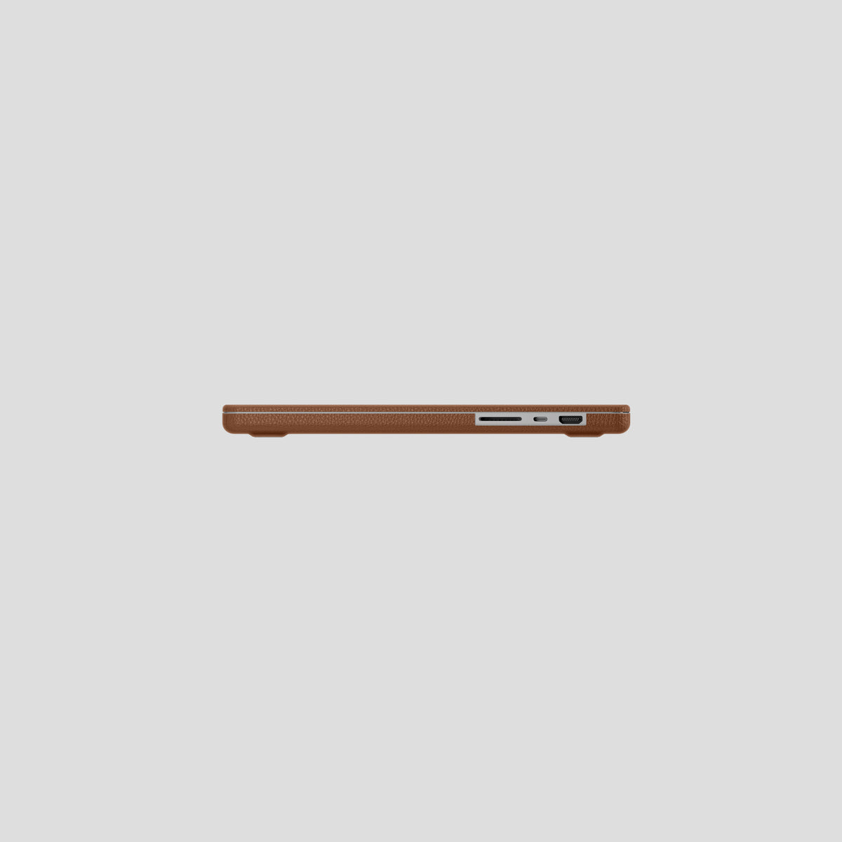 Caramel Case For For MacBook Pro 16 Calf with Black Metal -6 | Caramel-Black