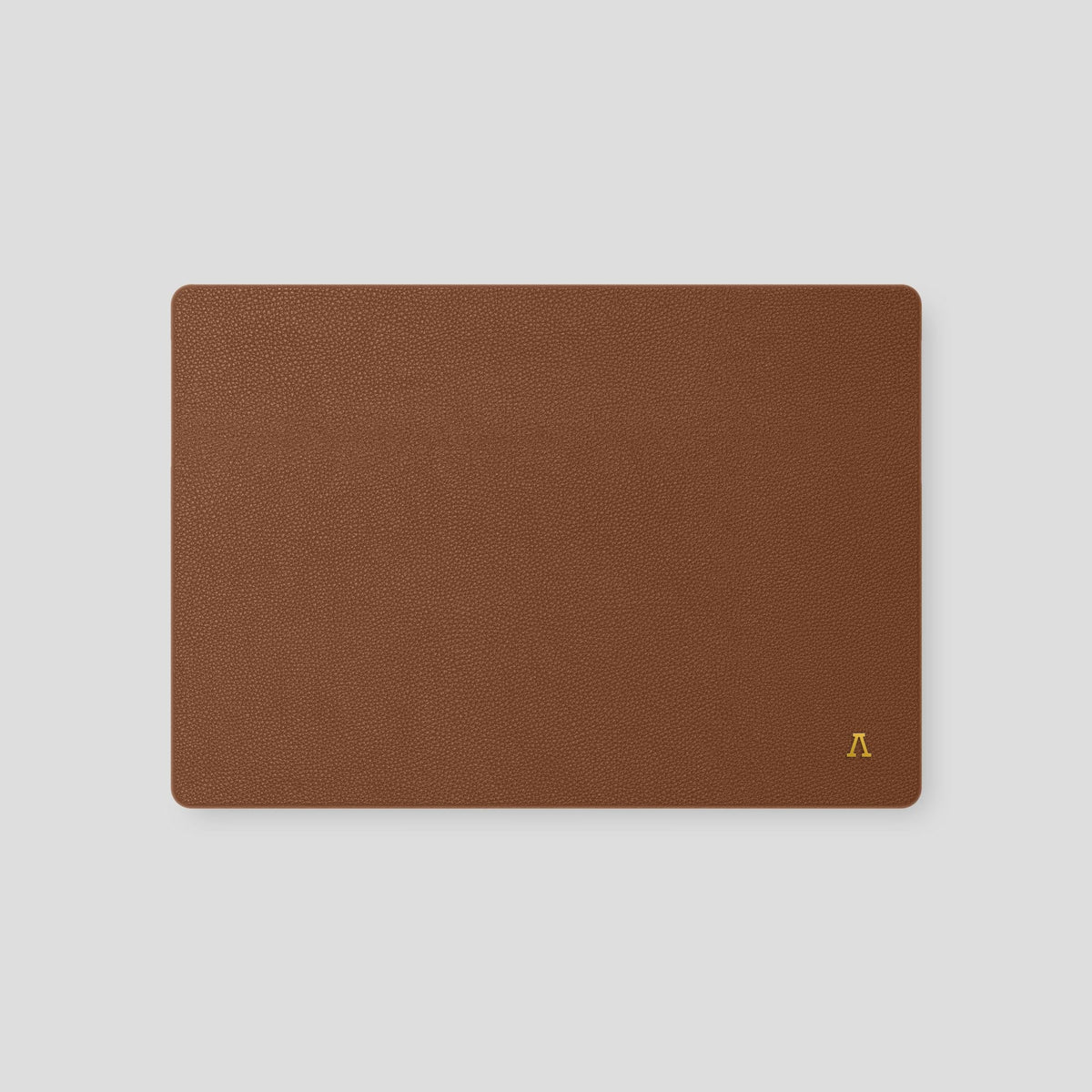 Caramel Case For For MacBook Air 15-inch (2023 / 2024) Calf with Gold Metal -2 | Caramel-Gold