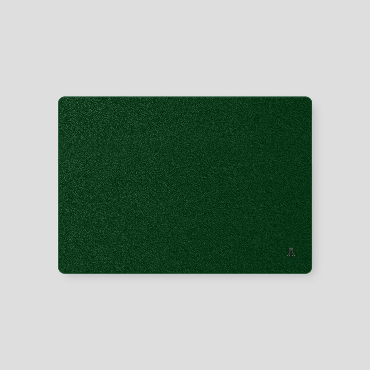 Dark Green Case For For MacBook Air 15-inch (2023 / 2024) Calf with Black Metal -2 | Dark-Green-Black