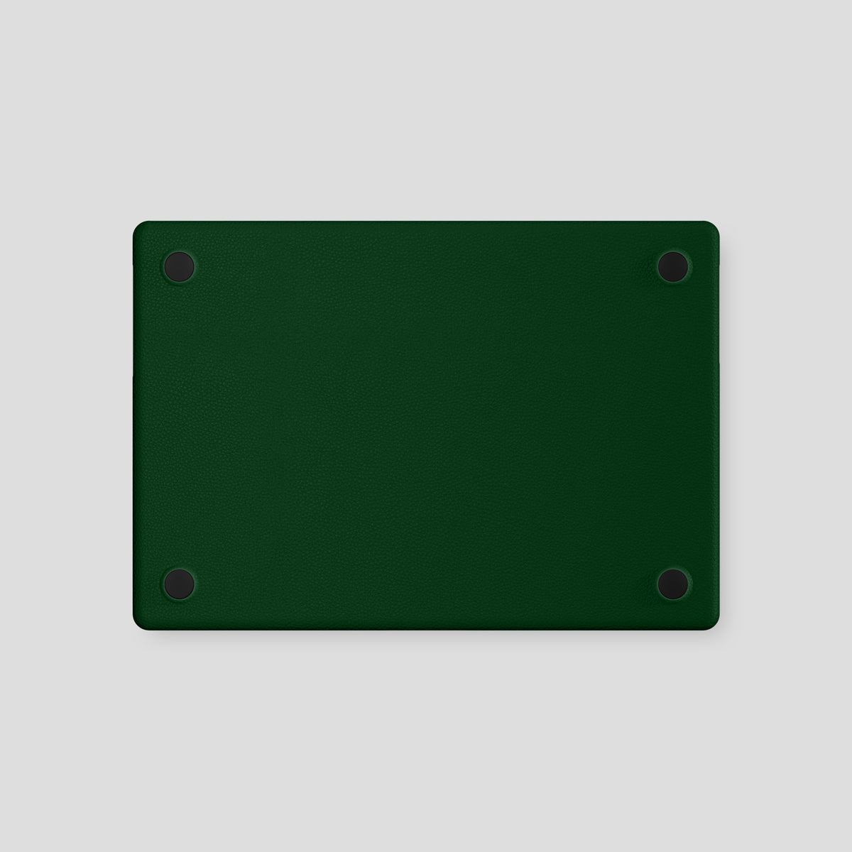 Dark Green Case For For MacBook Pro 16 Calf with Black Metal -3 | Dark-Green-Black