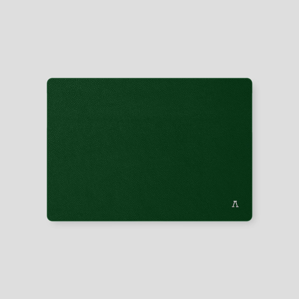 Dark Green Case For For MacBook Air 15-inch (2023 / 2024) Calf with Steel Metal -2 | Dark-Green-Steel