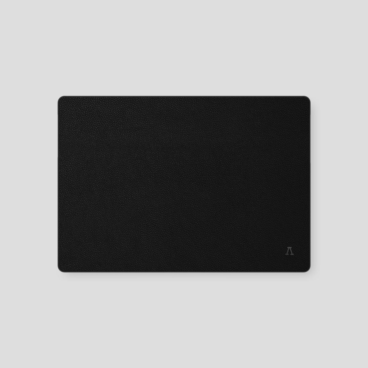 Black Case For For MacBook Air 15-inch (2023 / 2024) Calf with Black Metal -2 | Black-Black