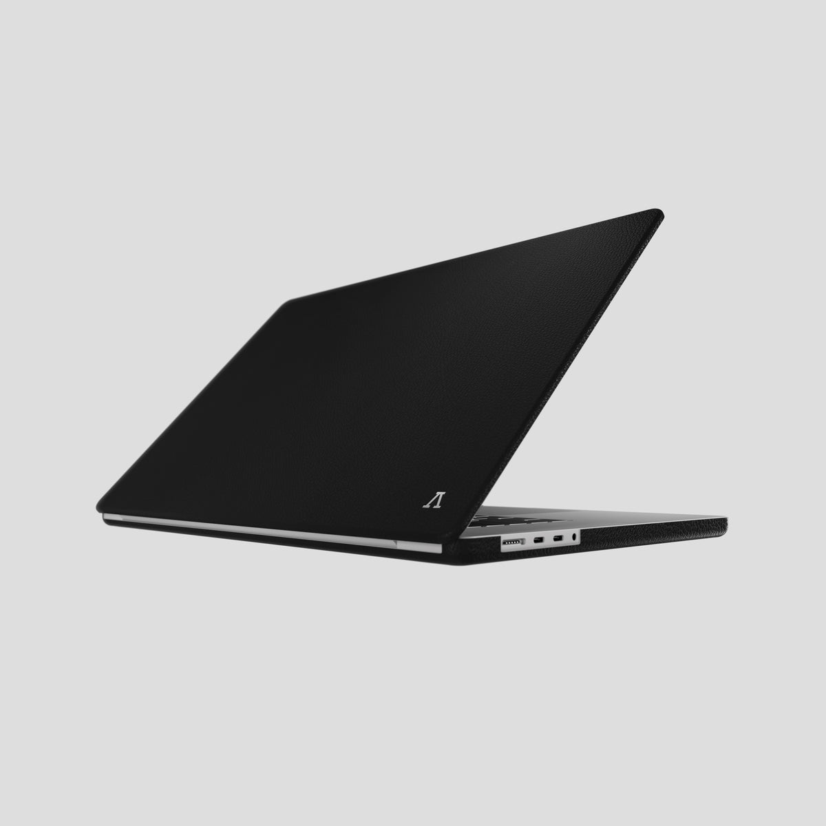 Black Case For For MacBook Pro 16 Calf with Steel Metal -1 | Black-Steel