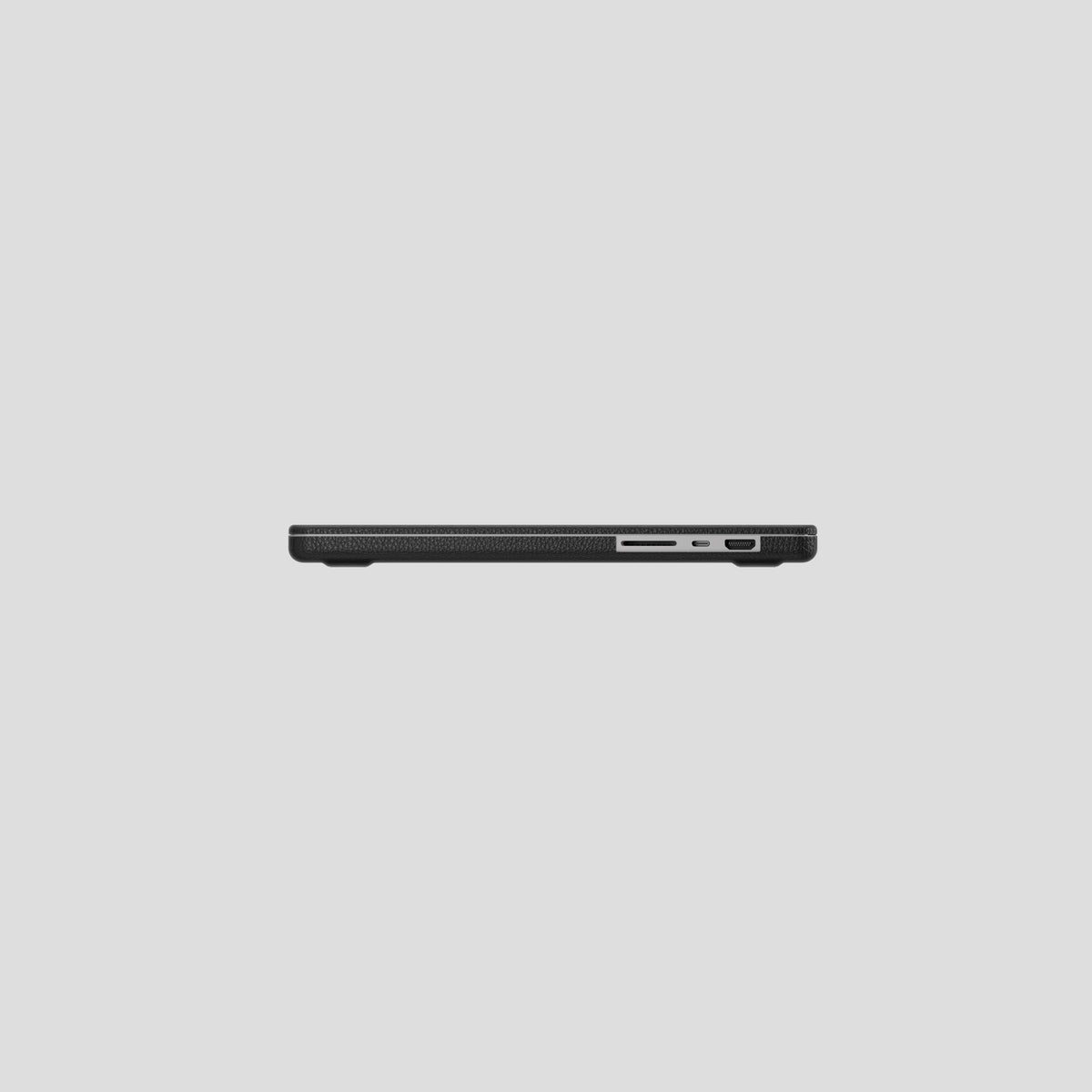 Black Case For For MacBook Pro 16 Calf with Steel Metal -6 | Black-Steel