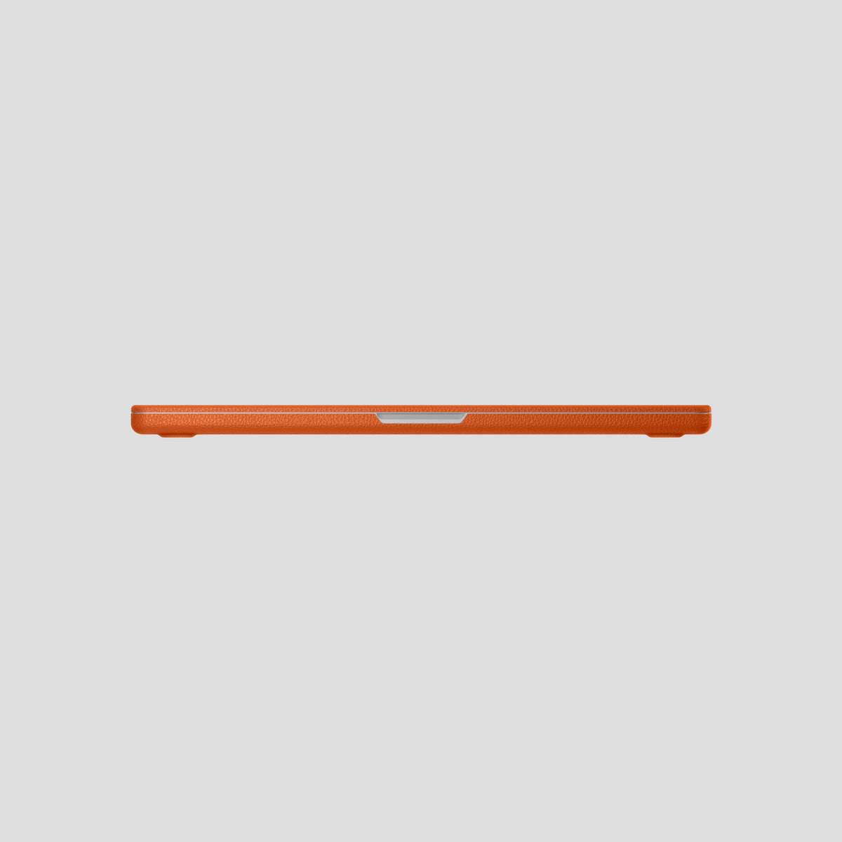 Orange Case For For MacBook Pro 16 Calf with Gold Metal -5 | Orange-Gold