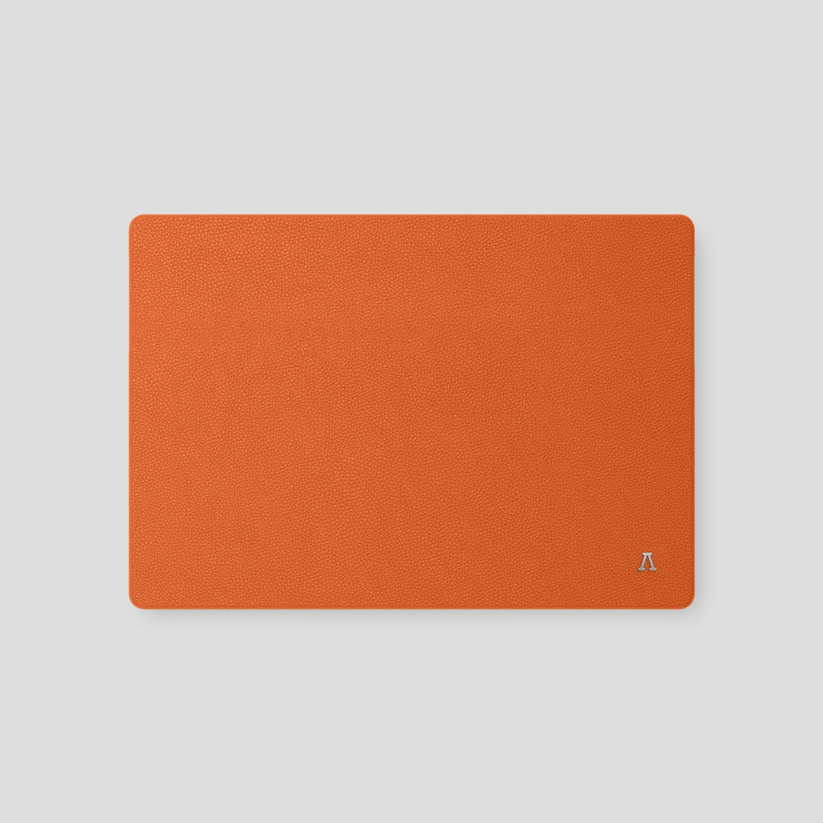 Orange Case For For MacBook Air 15-inch (2023 / 2024) Calf with Steel Metal -2 | Orange-Steel