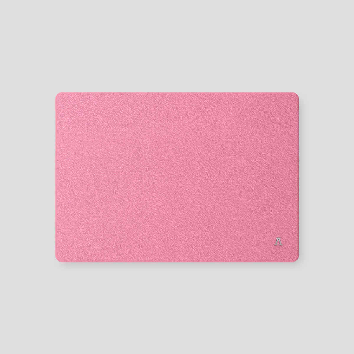 Pink Case For For MacBook Air 15-inch (2023 / 2024) Calf with Steel Metal -2 | Pink-Steel