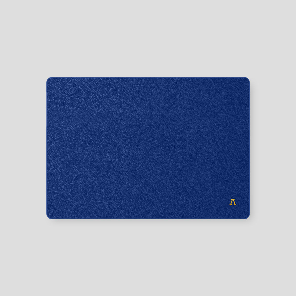 Royal Blue Case For For MacBook Pro 16 Calf with Gold Metal -2 | Royal-Blue-Gold