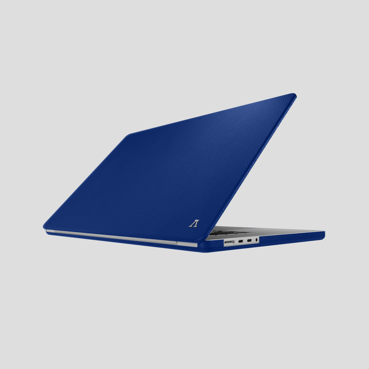 Royal Blue Case For For MacBook Pro 16 Calf with Steel Metal -1 | Royal-Blue-Steel