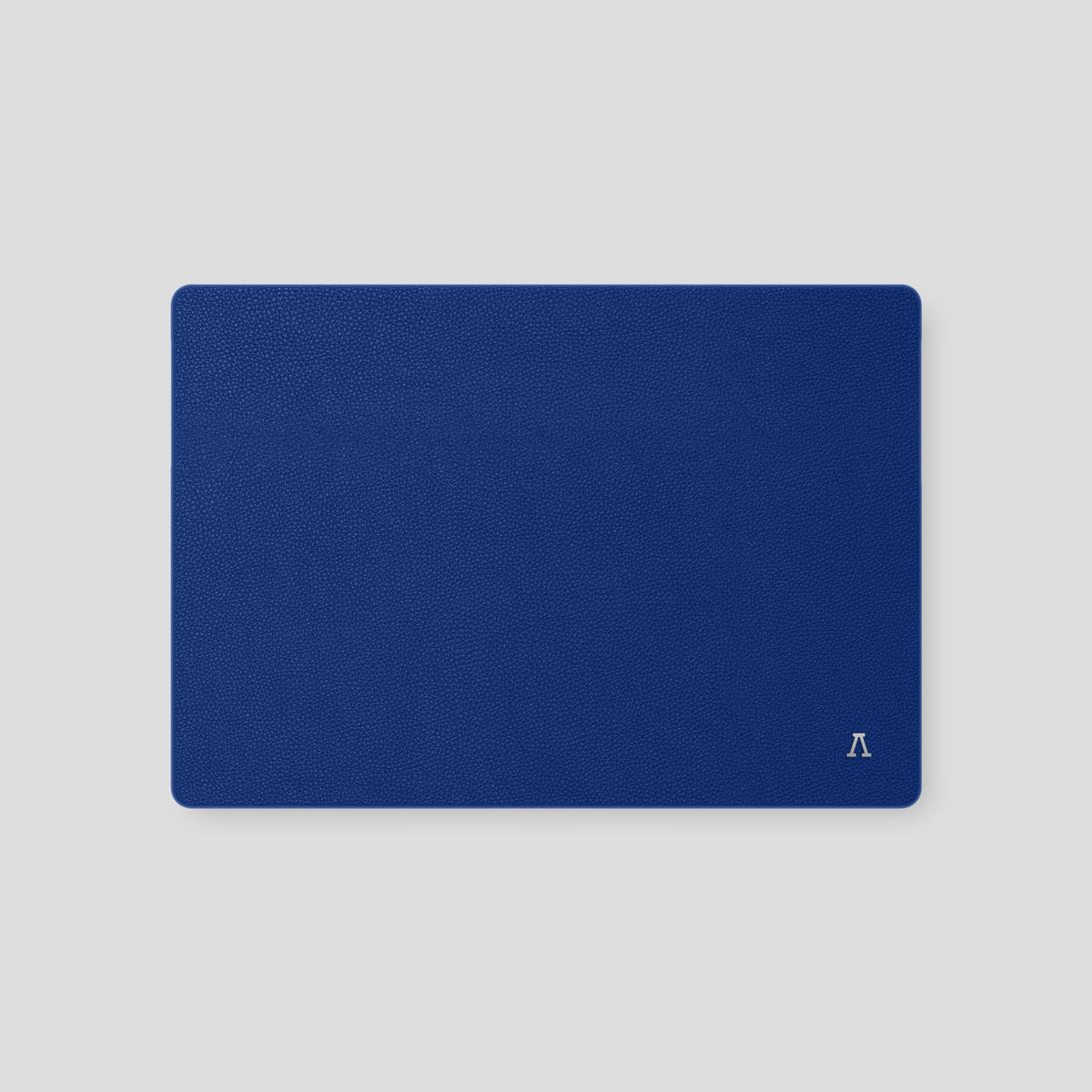 Royal Blue Case For For MacBook Air 15-inch (2023 / 2024) Calf with Steel Metal -2 | Royal-Blue-Steel