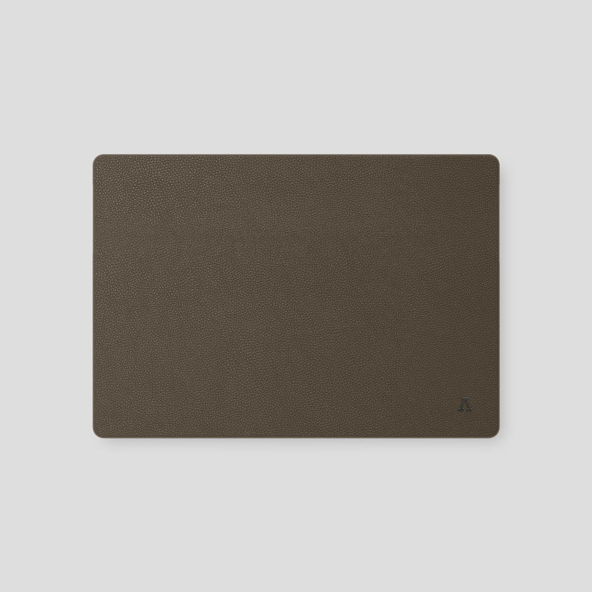 Taupe Case For For MacBook Air 15-inch (2023 / 2024) Calf with Black Metal -2 | Taupe-Black