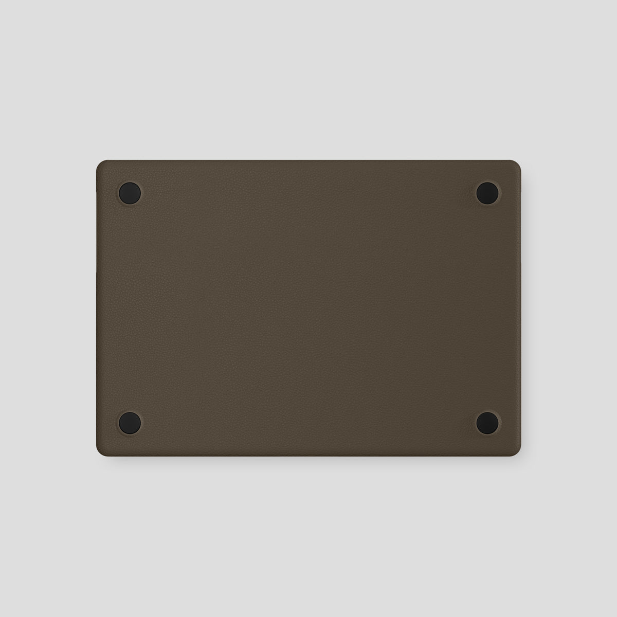 Taupe Case For For MacBook Pro 16 Calf with Black Metal -3 | Taupe-Black
