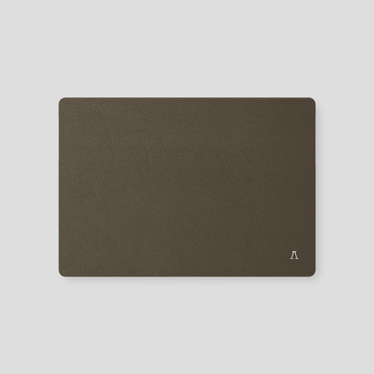 Taupe Case For For MacBook Air 15-inch (2023 / 2024) Calf with Steel Metal -2 | Taupe-Steel