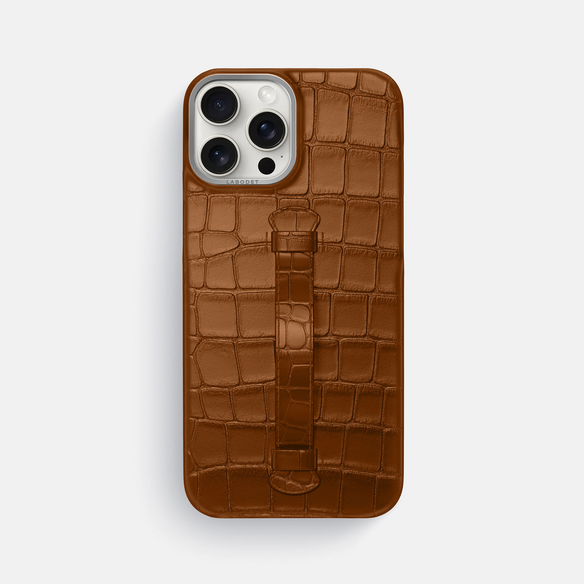 Honey iPhone 16 Pro Max Center Handle Alligator with Steel Metal -2 | Honey-Steel