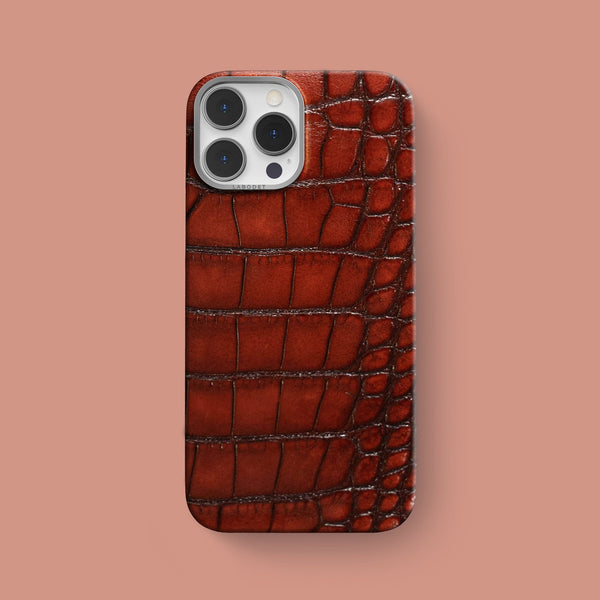 iPhone 15 Pro Max Classic Case 1/1 Pomegranate Alligator | MagSafe