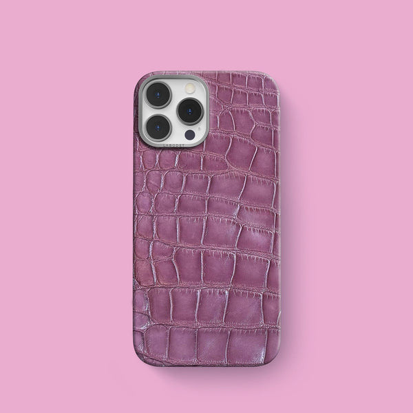 Classic Case 1/1 Lilac Flower For iPhone 15 Pro In Alligator