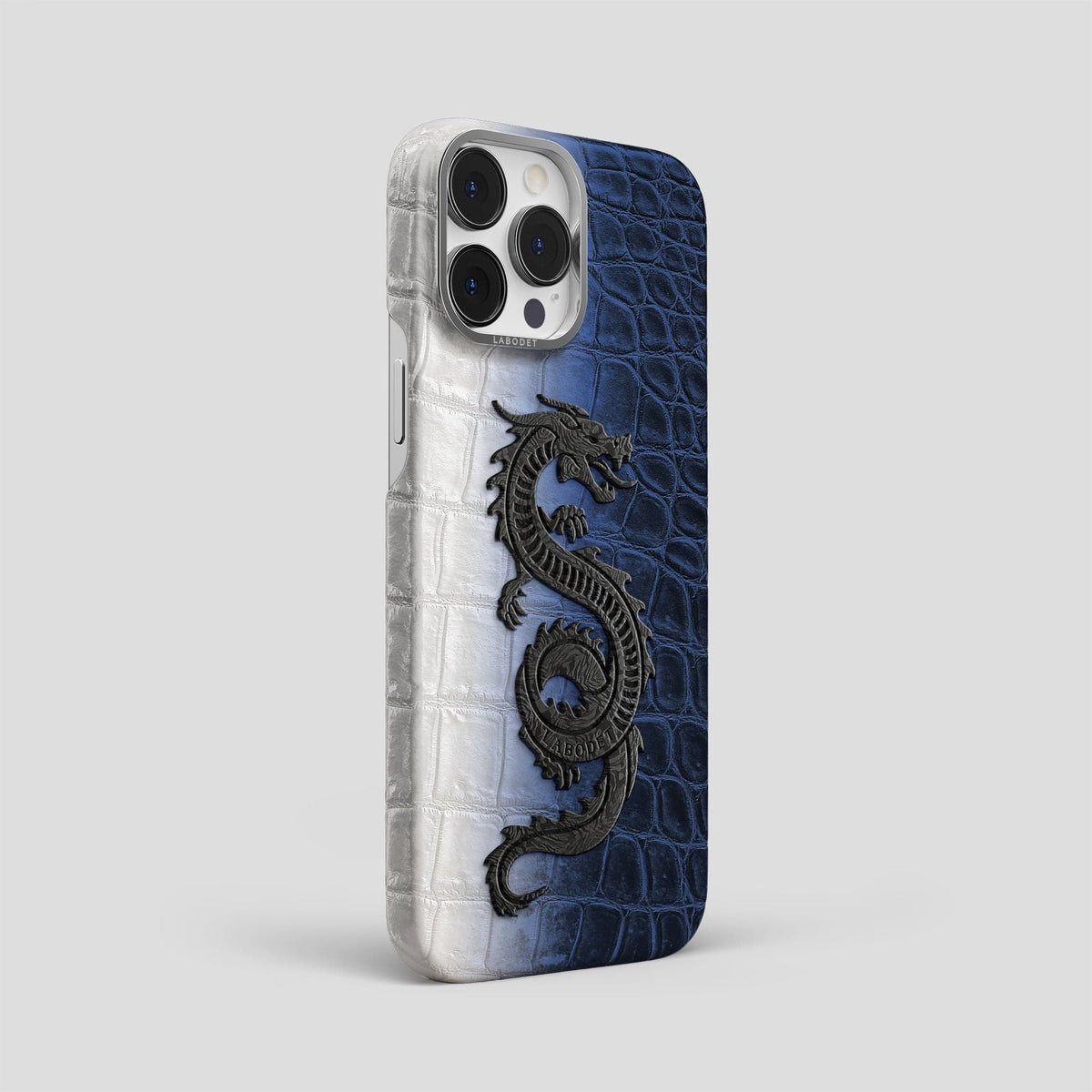 Navy Blue iPhone 14 Pro Max Himalaya Classic Case with Steel Metal -2 | Navy-Blue-Steel