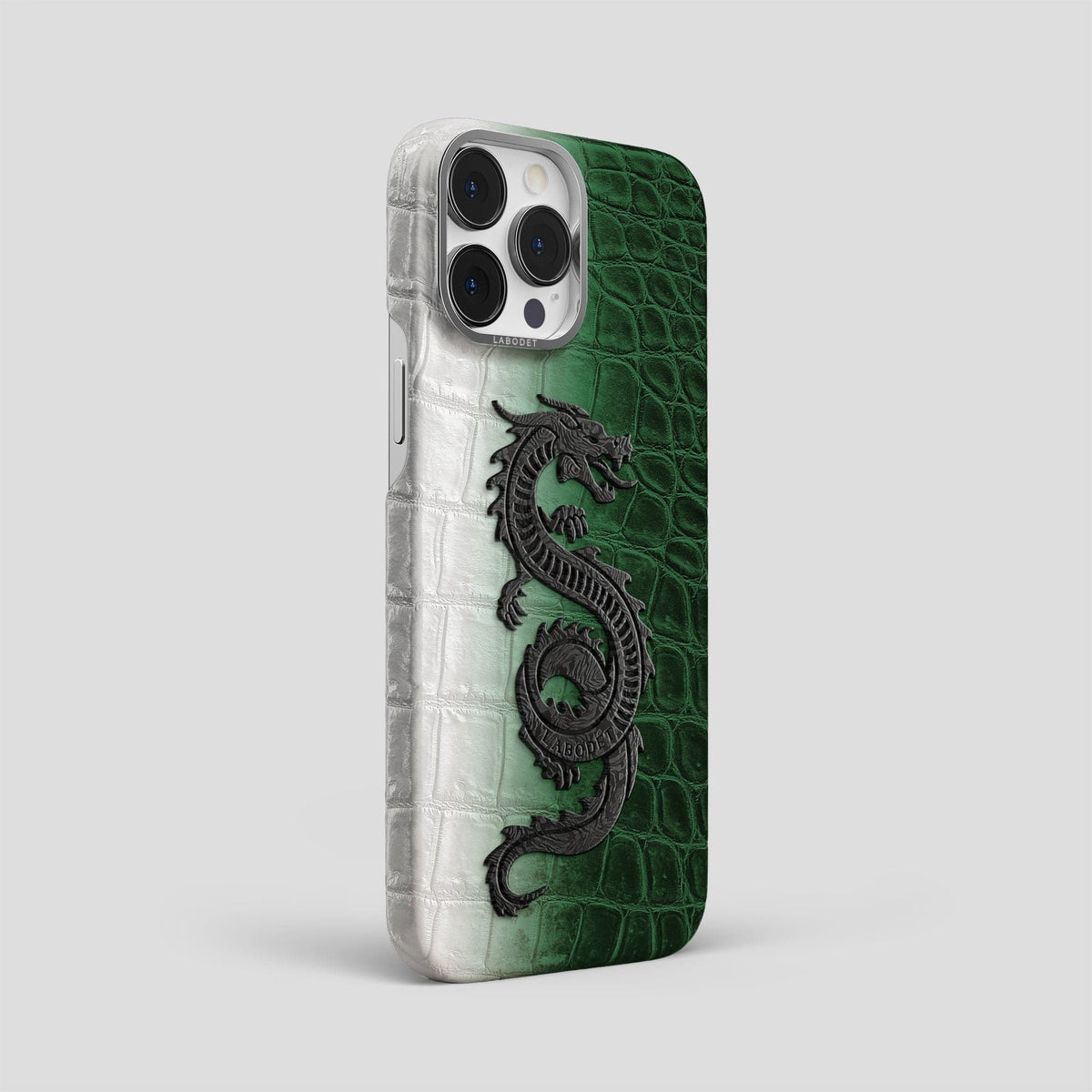 Green iPhone 14 Pro Max Himalaya Classic Case with Steel Metal -2 | Green-Steel
