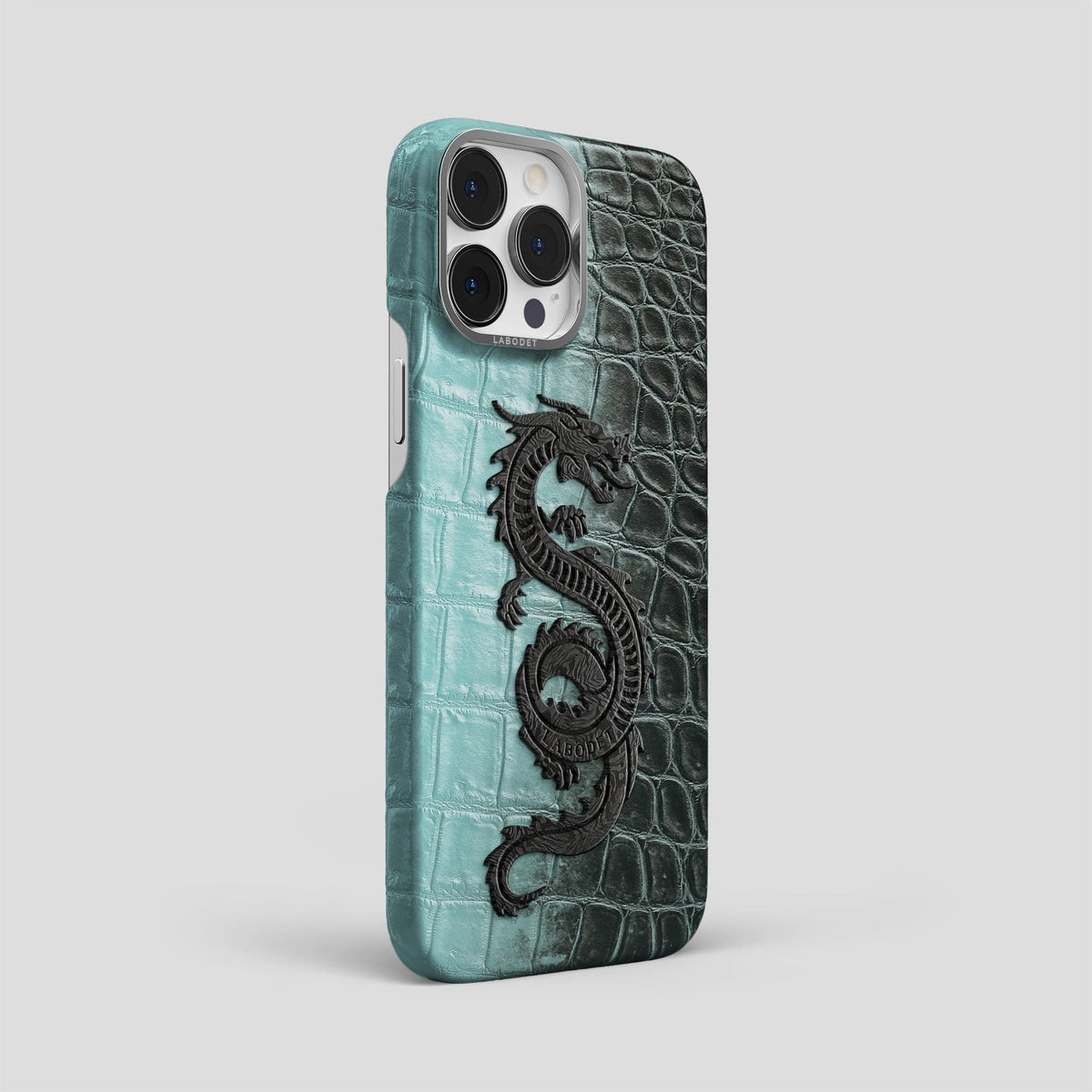 Light-Mint iPhone 14 Pro Max Himalaya Classic Case with Steel Metal -2 | Light-Mint-Steel