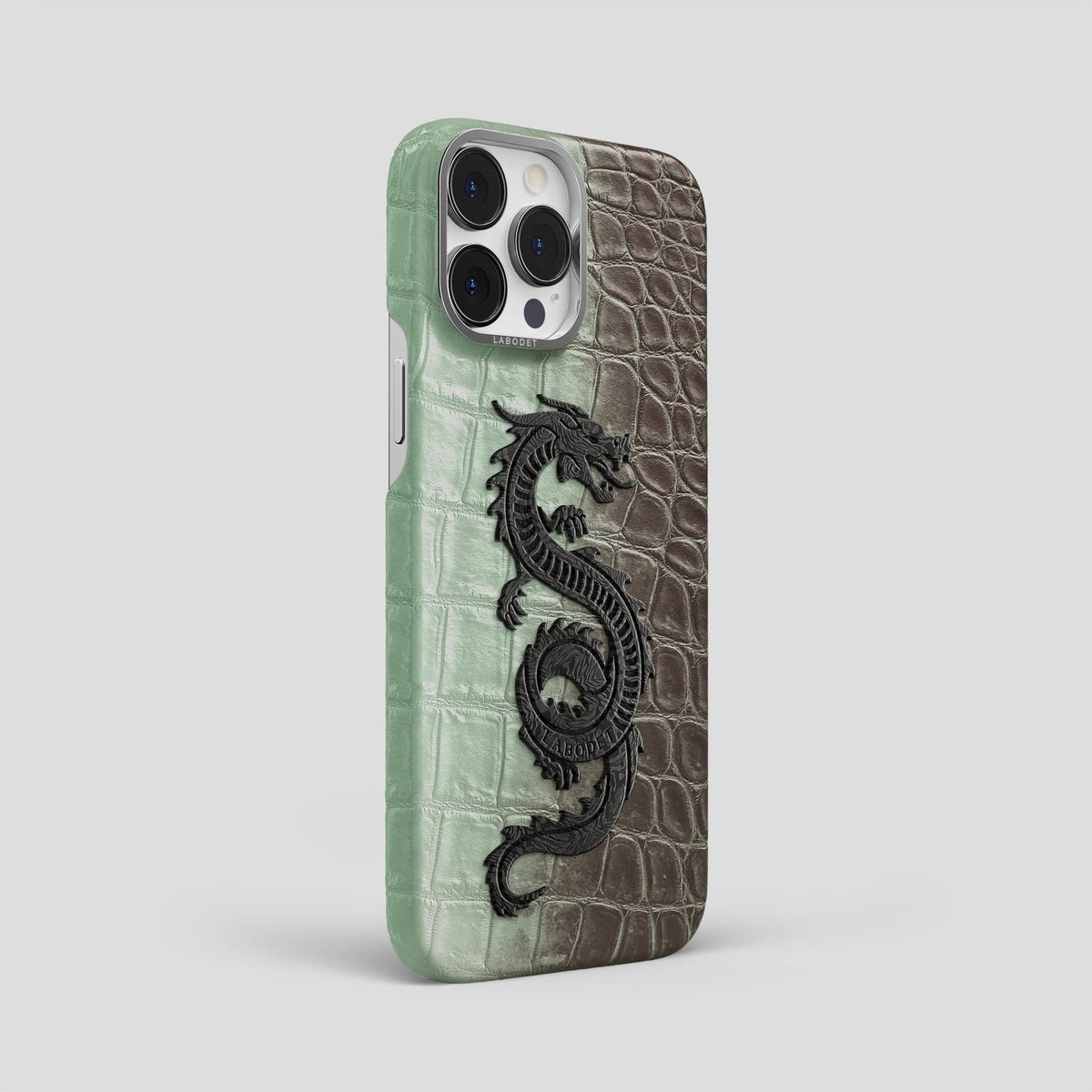 Pistachio iPhone 15 Pro Max Himalaya Classic Case with Steel Metal -2 | Pistachio-Steel