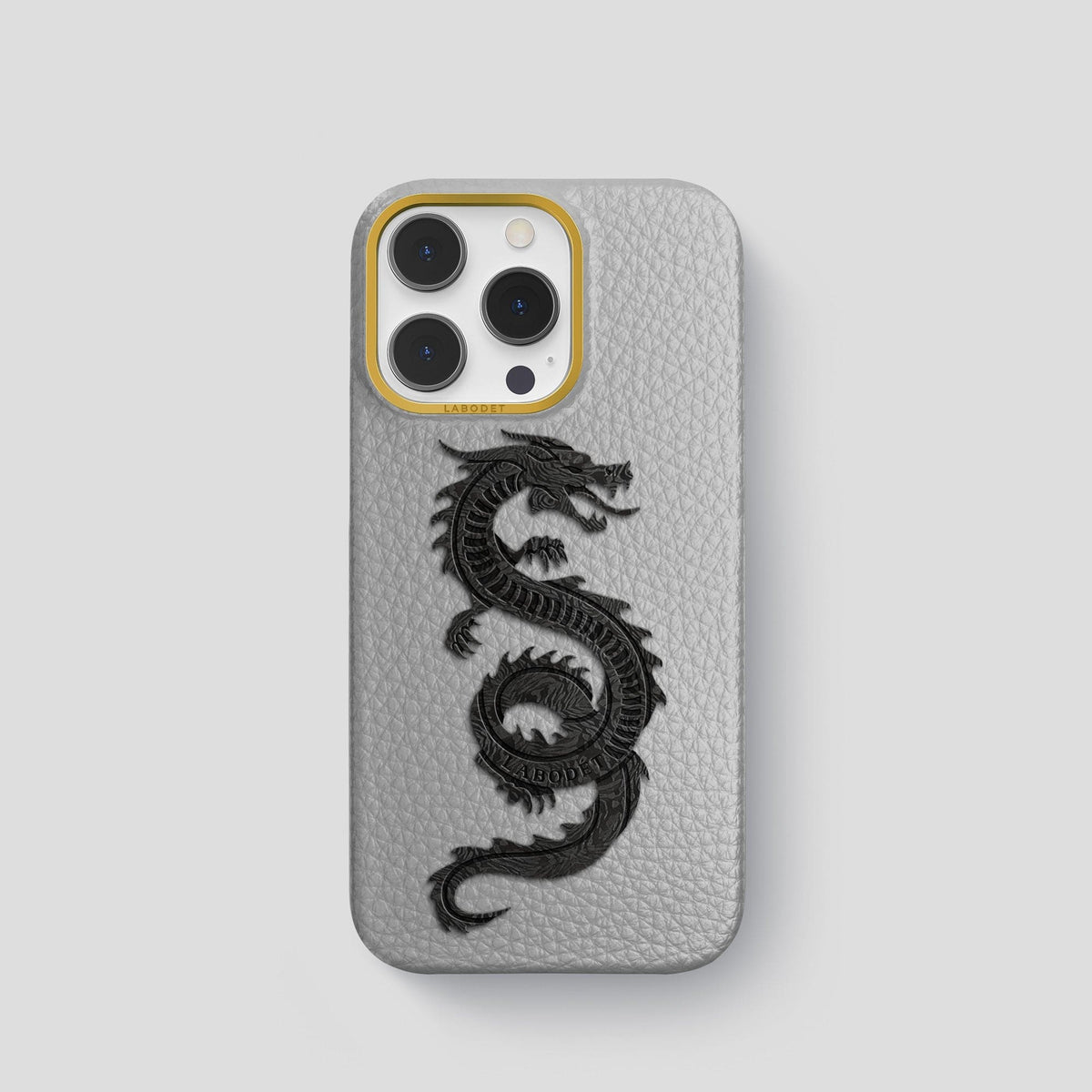 Nuage iPhone 15 Pro Classic Case Calf with Gold Metal -1 | Nuage-Gold