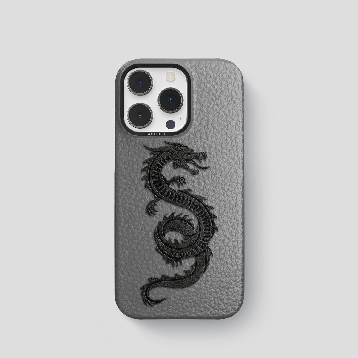 Souris iPhone 15 Pro Classic Case Calf with Black Metal -1 | Souris-Black