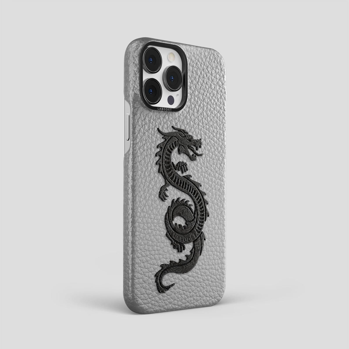Nuage iPhone 15 Pro Max Classic Case Calf with Black Metal -2 | Nuage-Black