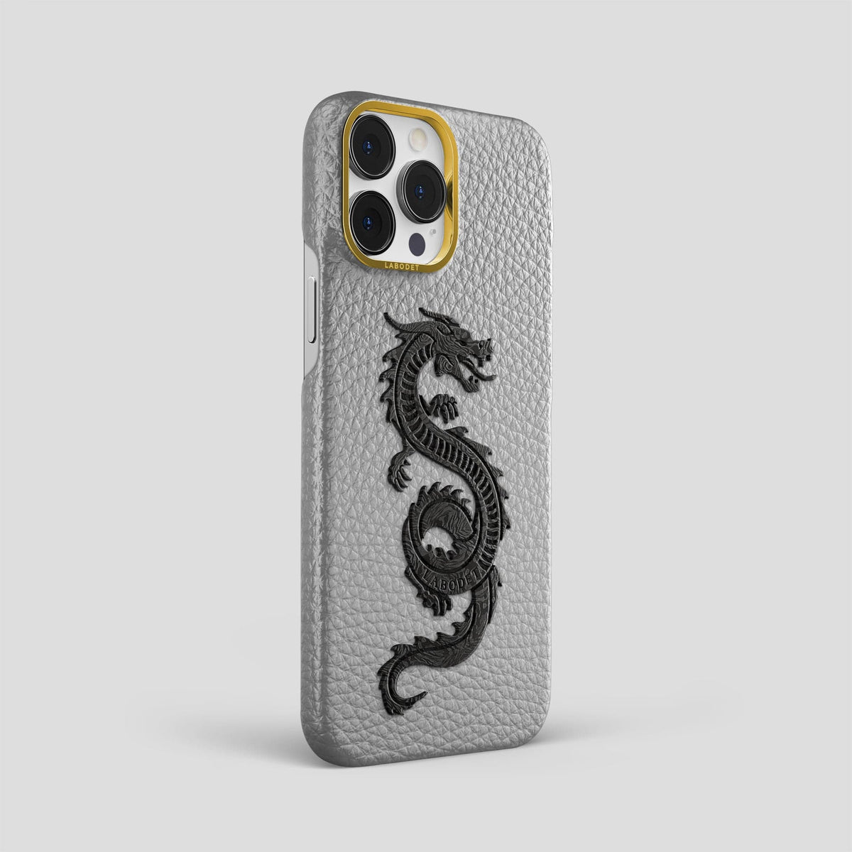 Nuage iPhone 15 Pro Max Classic Case Calf with Gold Metal -2 | Nuage-Gold