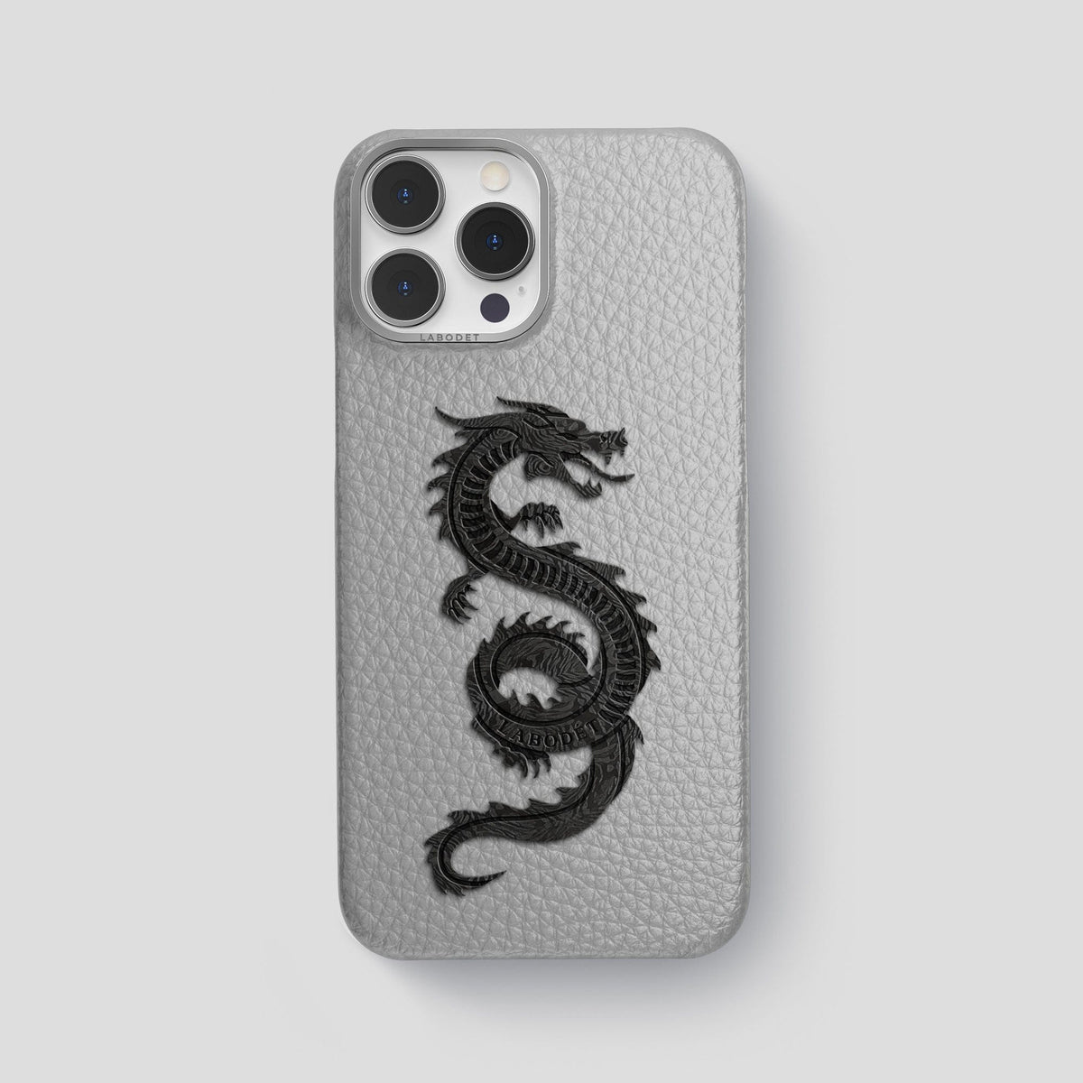 Nuage iPhone 15 Pro Max Classic Case Calf with Steel Metal -1 | Nuage-Steel