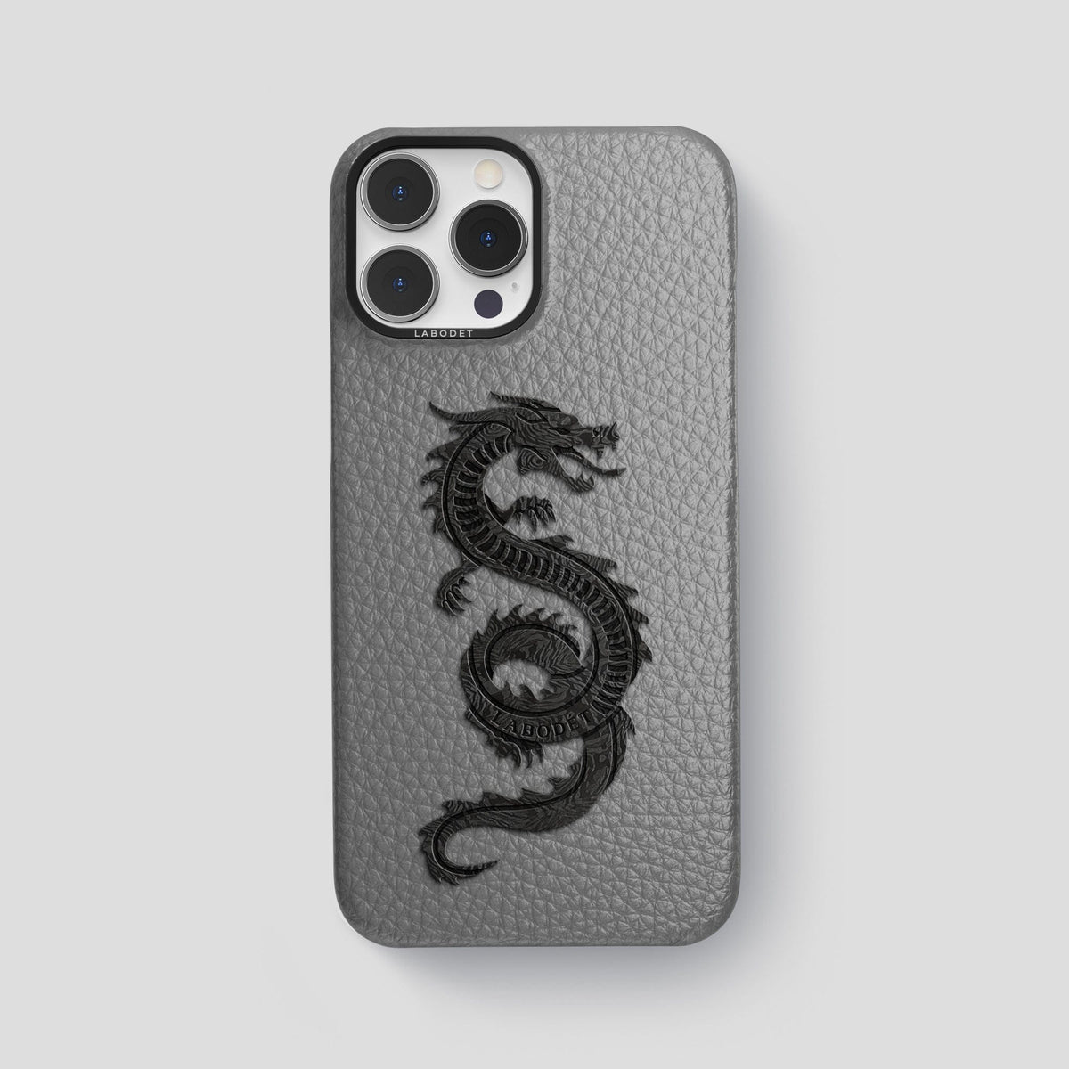 Souris iPhone 15 Pro Max Classic Case Calf with Black Metal -1 | Souris-Black