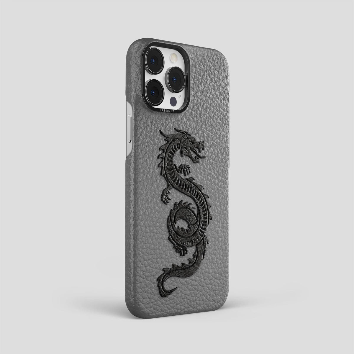Souris iPhone 15 Pro Max Classic Case Calf with Black Metal -2 | Souris-Black