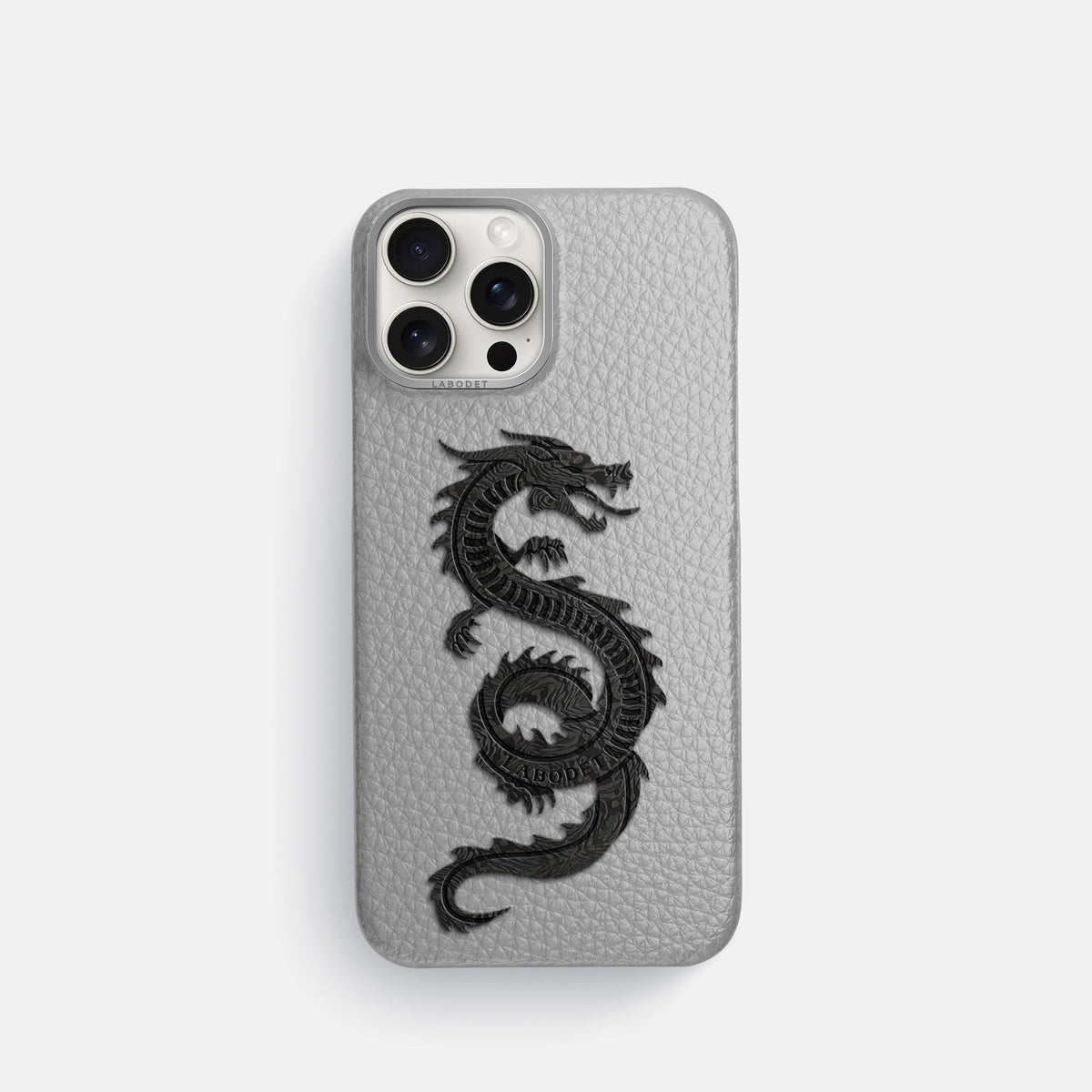 Nuage iPhone 16 Pro Classic Case Calf with Steel Metal -1 | Nuage-Steel
