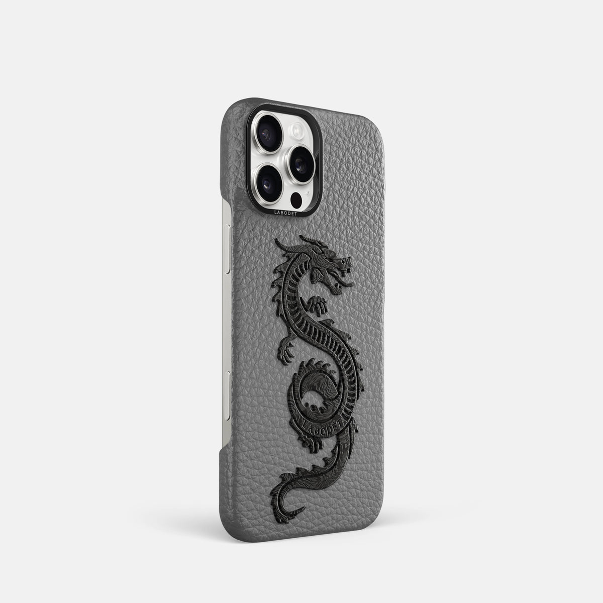 Souris iPhone 16 Pro Classic Case Calf with Black Metal -2 | Souris-Black