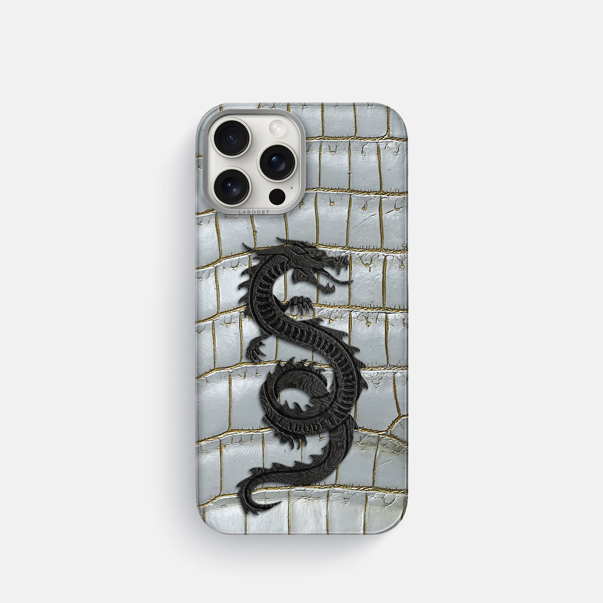 Arctic iPhone 16 Pro Classic Case Himalayan Crocodile with Steel Metal -1 | Arctic-Steel