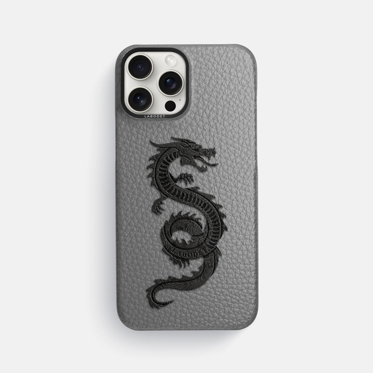 Souris iPhone 16 Pro Max Classic Case Calf with Black Metal -1 | Souris-Black