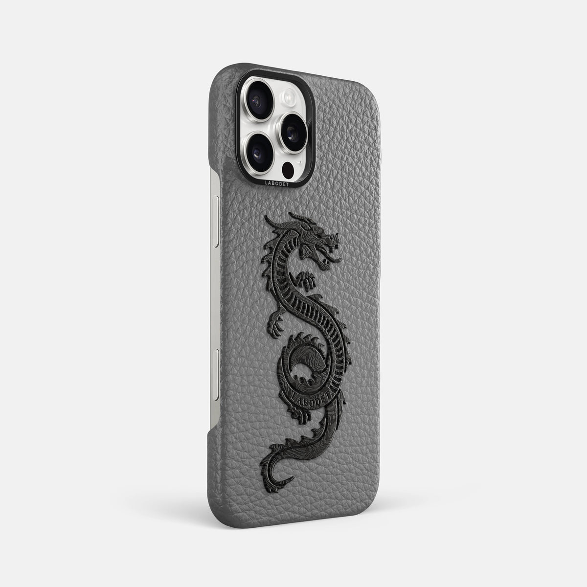 Souris iPhone 16 Pro Max Classic Case Calf with Black Metal -2 | Souris-Black