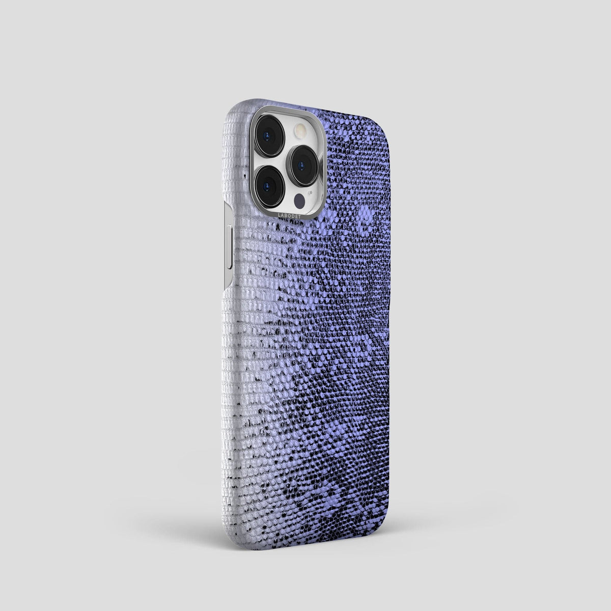 Navy-Blue iPhone 14 Pro Himalayan Lizard Classic Case with Steel Metal -2 | Navy-Blue-Steel