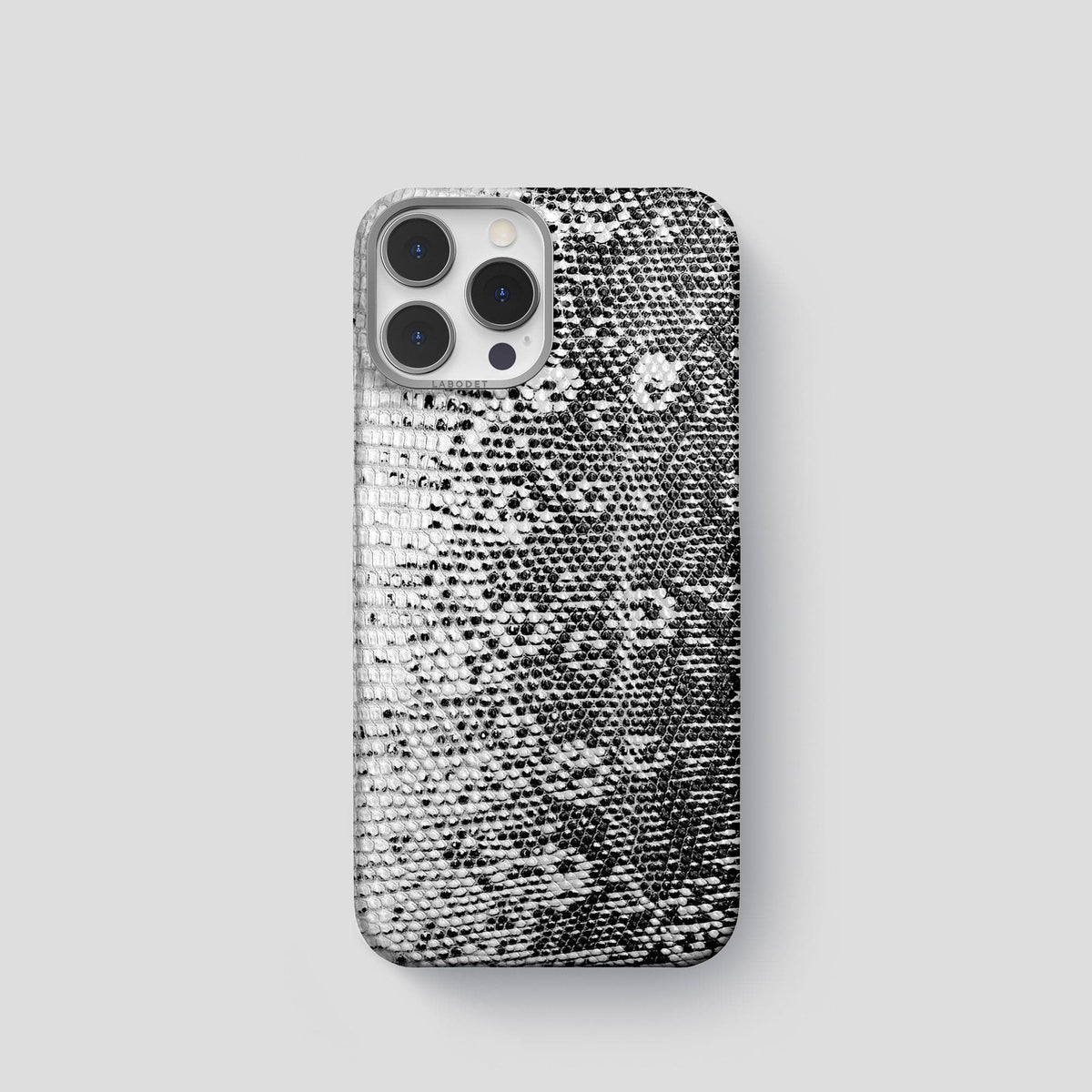 Dark iPhone 14 Pro Himalayan Lizard Classic Case with Steel Metal -1 | Dark-Steel