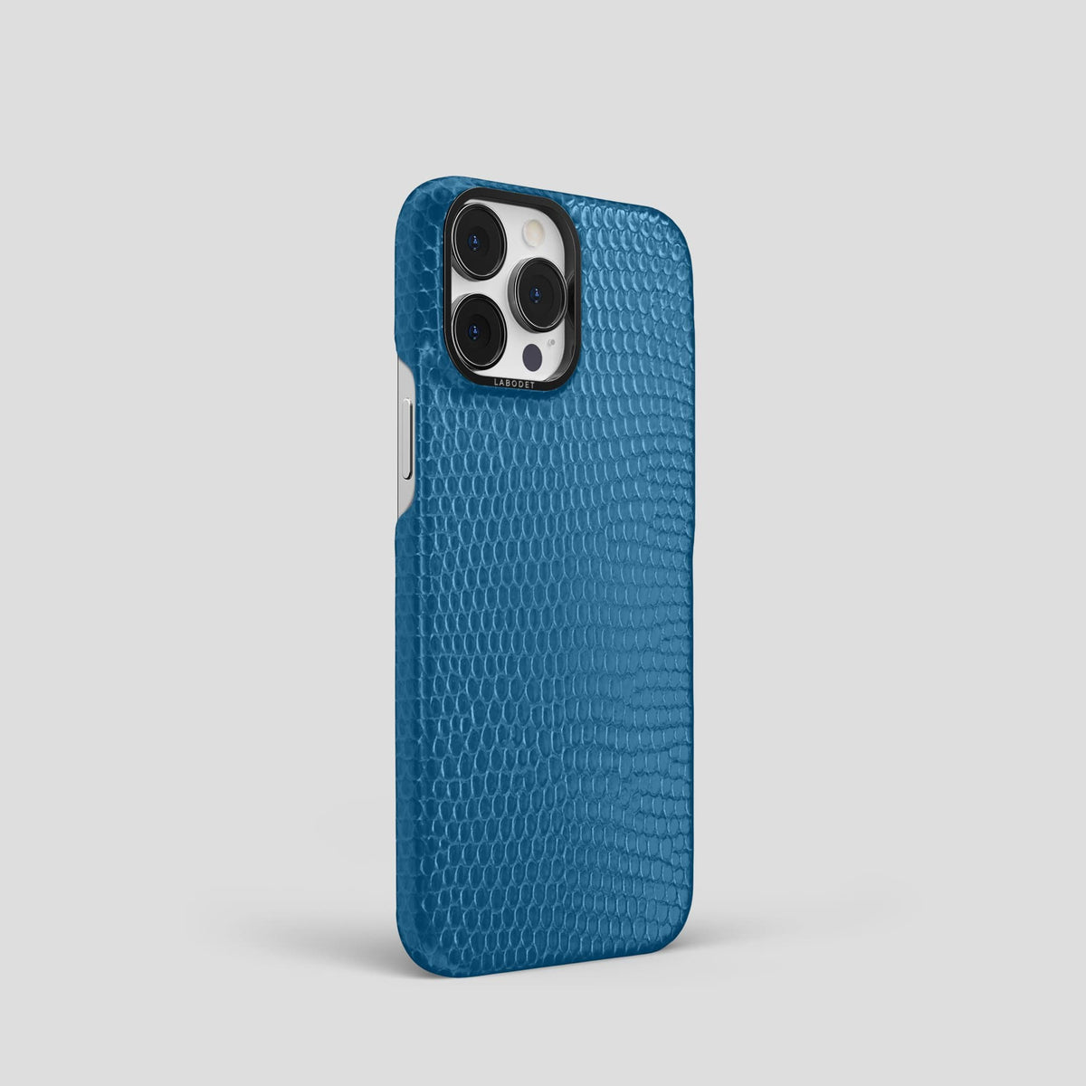 Blue iPhone 14 Pro Classic Case with Black Metal -2 | Blue-Black