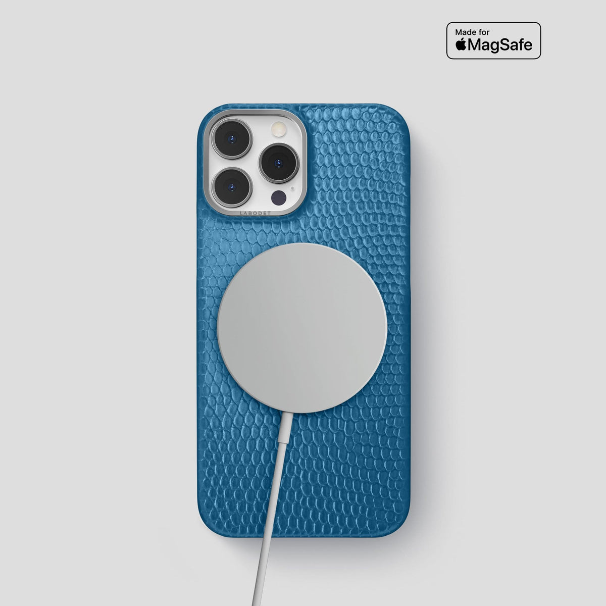 Blue iPhone 14 Pro Classic Case with Steel Metal -5 | Blue-Steel