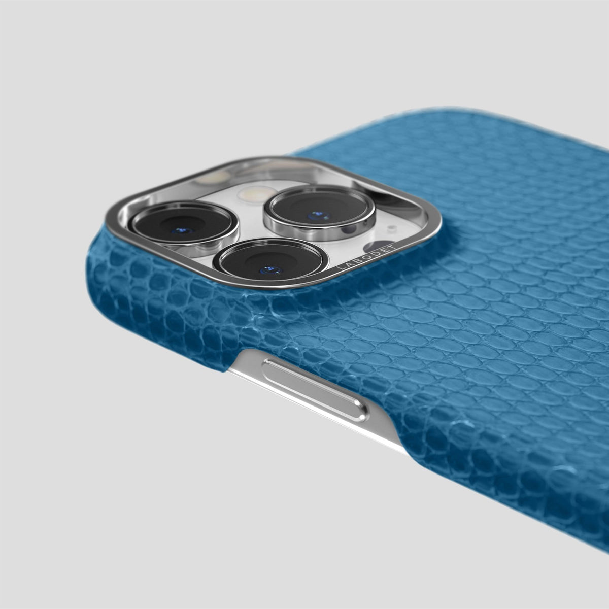 Blue iPhone 14 Pro Classic Case with Steel Metal -6 | Blue-Steel