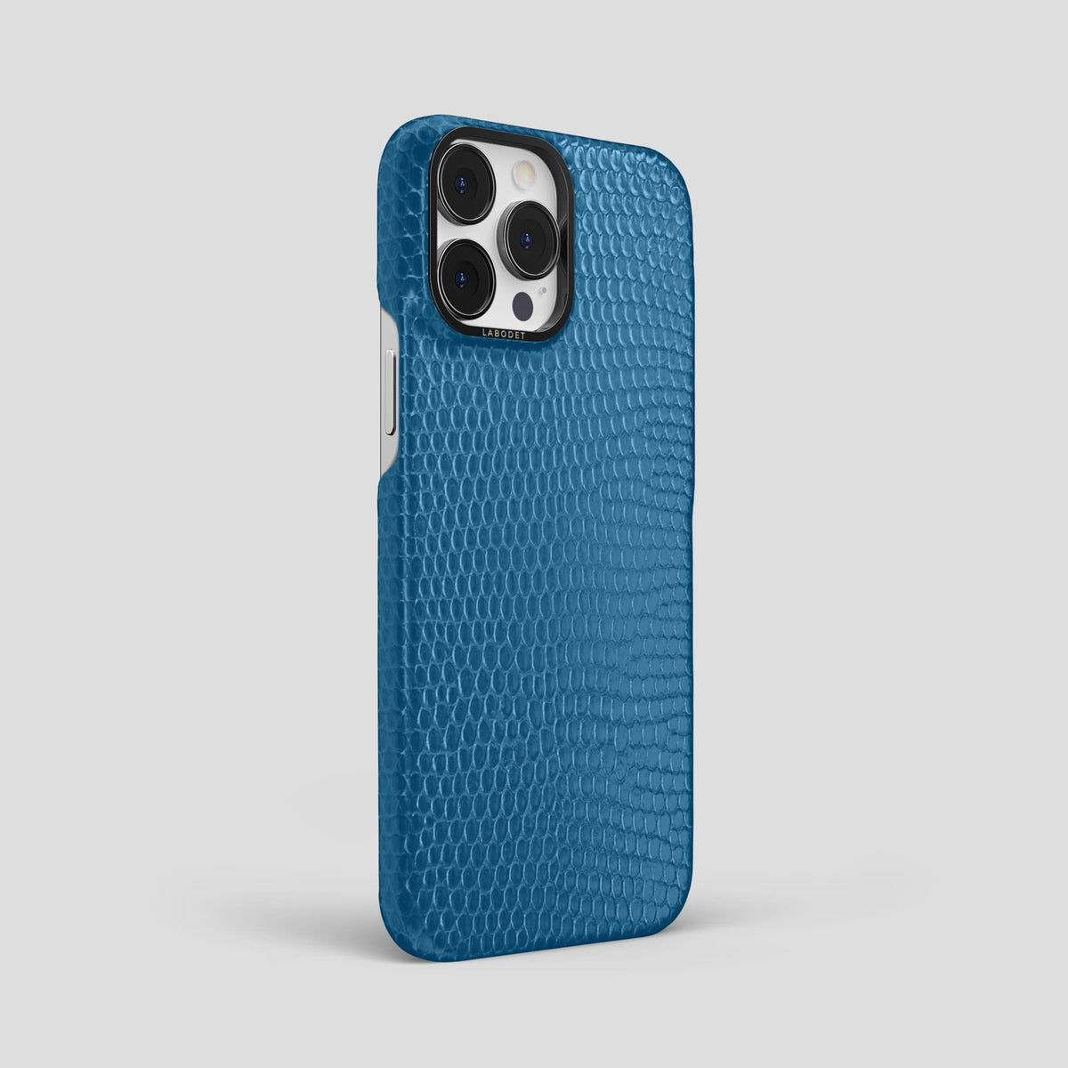 Blue iPhone 14 Pro Max Classic Case with Black Metal -2 | Blue-Black