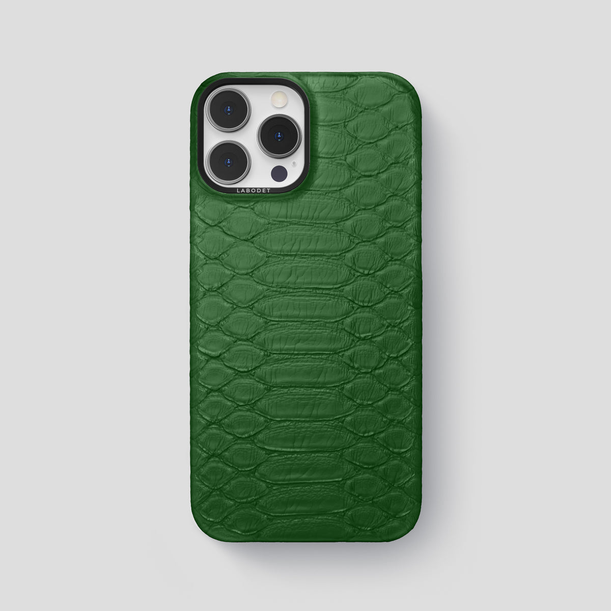 Green iPhone 14 Pro Max Classic Case Python with Black Metal -1 | Green-Black