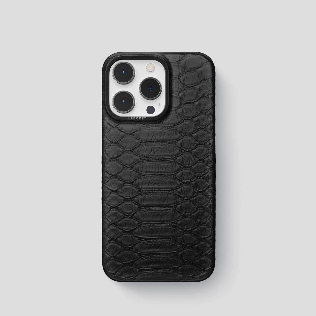 Black iPhone 14 Pro Classic Case Python with Black Metal -1 | Black-Black