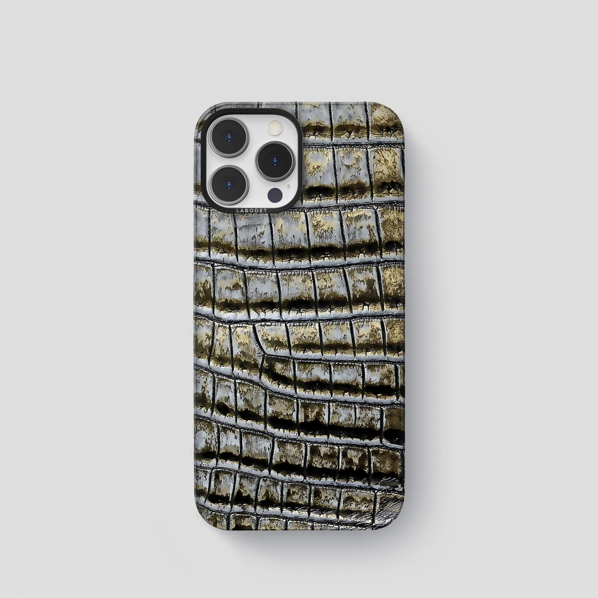 Antique-Bronze iPhone 14 Pro Himalaya Classic Case with Black Metal -1 | Antique-Bronze-Black