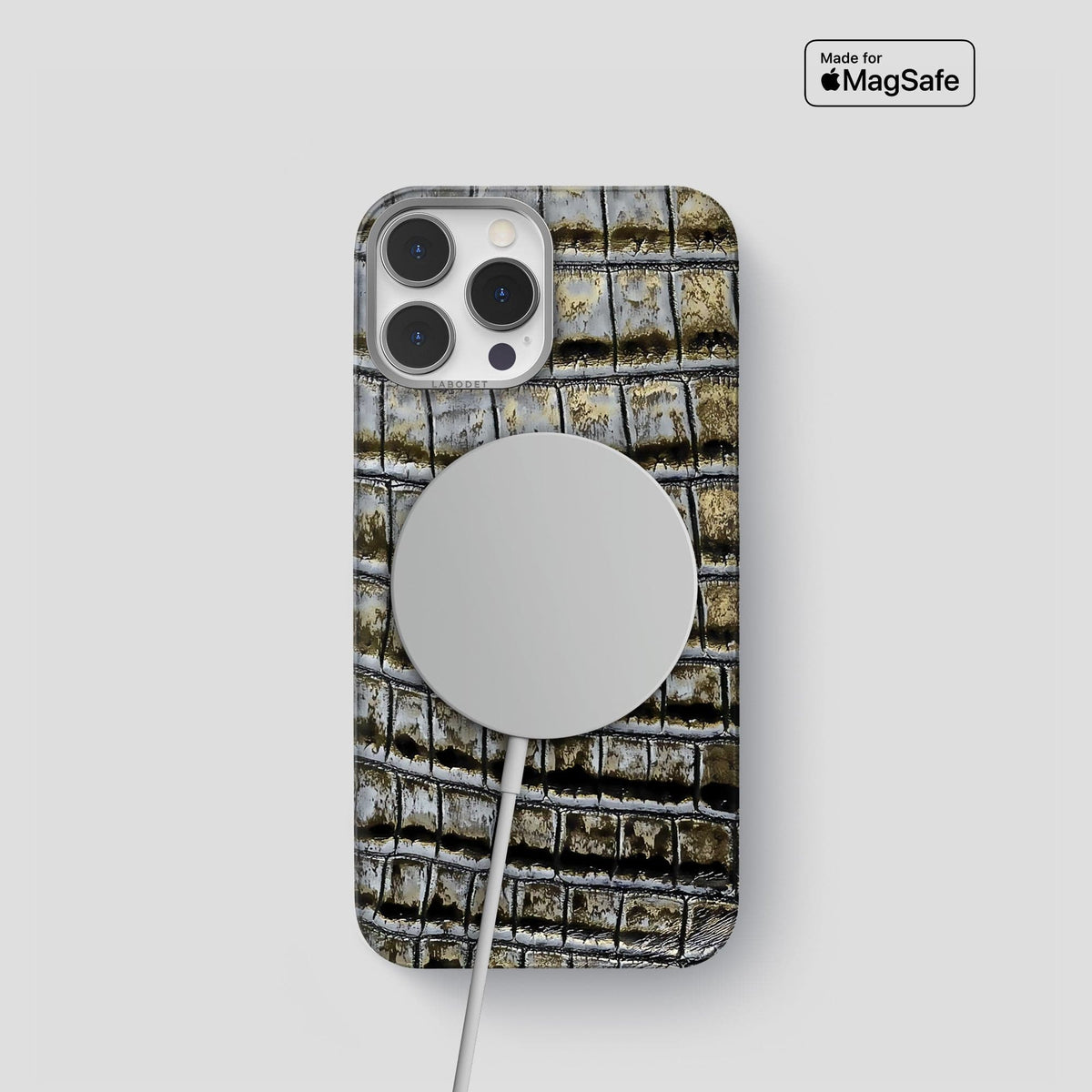 Antique-Bronze iPhone 14 Pro Himalaya Classic Case with Steel Metal -4 | Antique-Bronze-Steel
