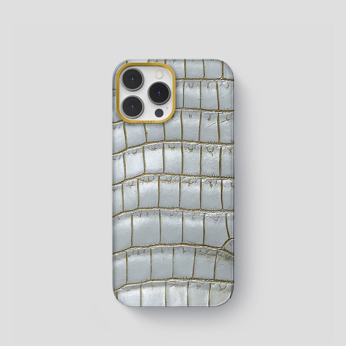 Arctic iPhone 14 Pro Himalaya Classic Case with Gold Metal -1 | Arctic-Gold
