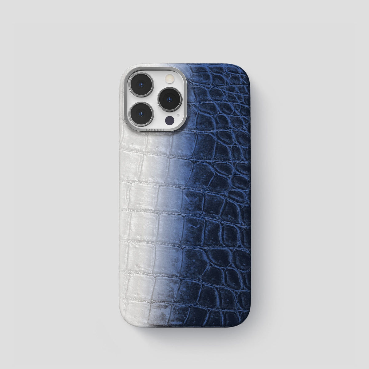 Navy Blue iPhone 14 Pro Himalaya Classic Case with Steel Metal -1 | Navy-Blue-Steel